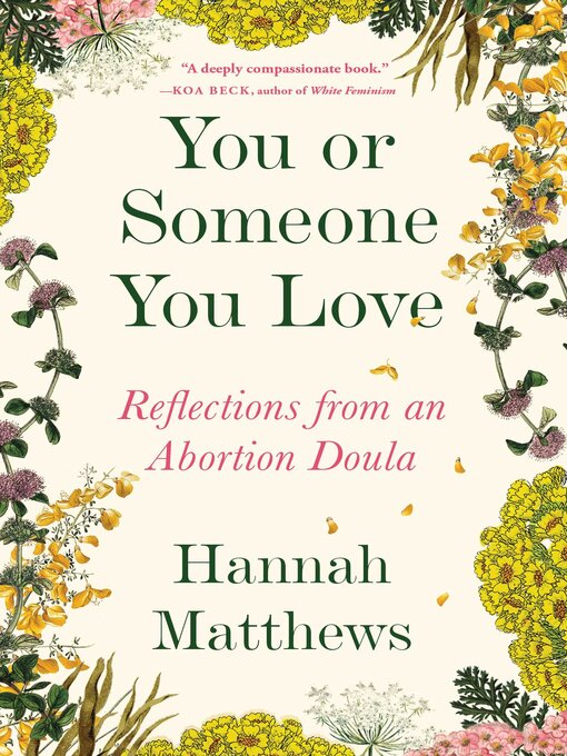 Title details for You or Someone You Love by Hannah Matthews - Available